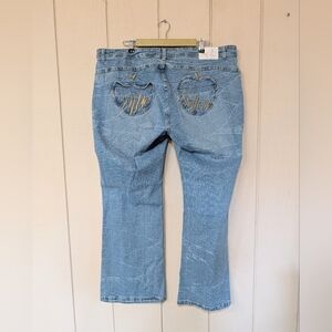 Vintage Y2K Apple Bottom Jeans Boot Cut Plus Size 21/22
